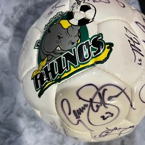 ROCHESTER RHINO'S AUTOGRAPHED SOCCER BALL